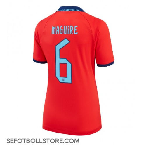 England Harry Maguire #6 Replika Bortatröja Dam VM 2022 Kortärmad